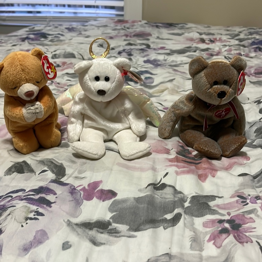 Ty Beanie babies bundle of 3 Bears